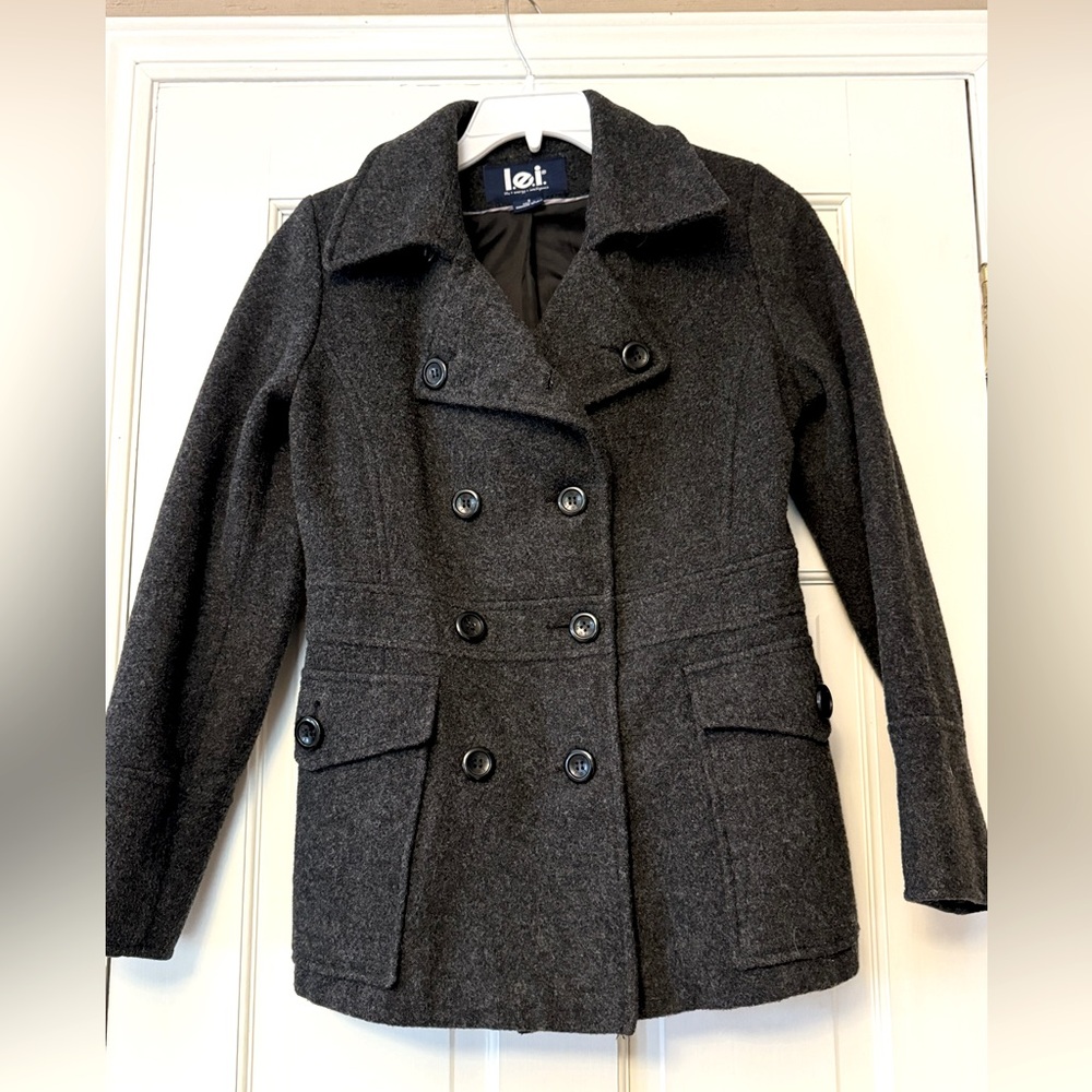 LEI Charcoal Pea Coat‎